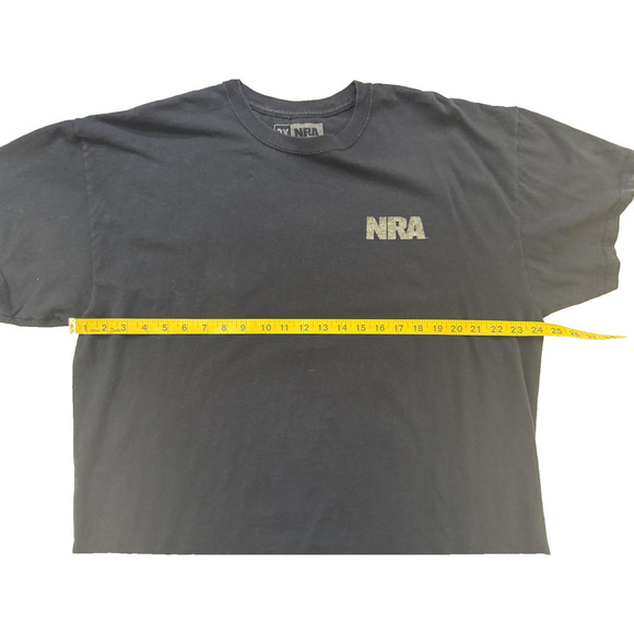 NRA Shirt Mens 2XL Black Don't Tread On Me National Rifle Assoc Back Graphic Hit - Picture 5 of 7